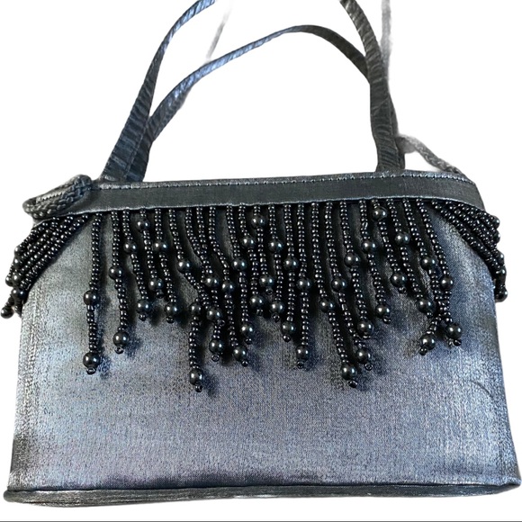 Handmade Mini Bag - with beads - Picture 3 of 5